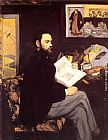 Portrait of Emile Zola by Eduard Manet